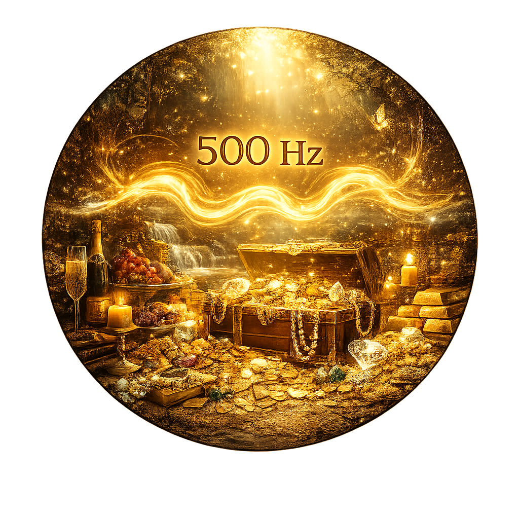 500 Hz met Klank